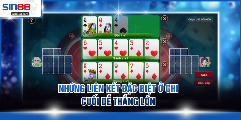 Những liên kết đặc biệt ở chi cuối dễ thắng lớn